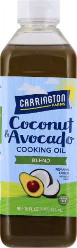 Carrington Farms  Coconut & Avocado Cooking Oil Blend Perspective: front