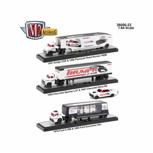 M2 Machines 36000 22 1 64 Auto Haulers Release 22 3 Diecast Model Trucks Set 1 Baker s