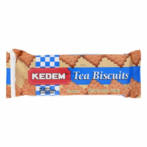 Kedem Tea Biscuits - Plain - Case of 24 - 4.2 oz. Perspective: front