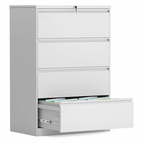 4 drawer metal filing store cabinet with lock