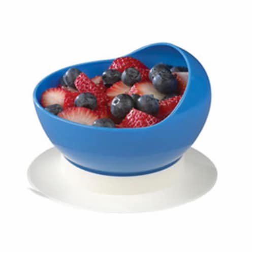 Ableware Maddak Scooper Bowl with Suction Base Perspective: front