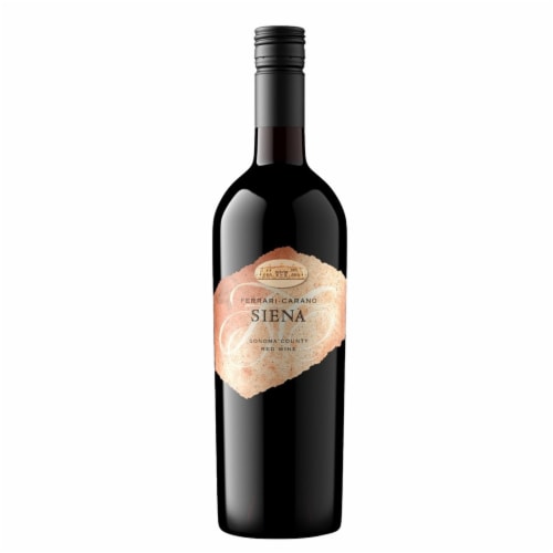 Ferrari Carano Siena Tuscany Sangiovese California Red Wine Perspective: front