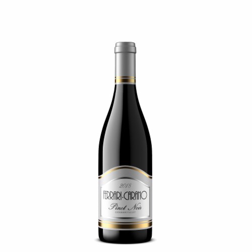 Ferrari Carano Pinot Noir California Red Wine Perspective: front