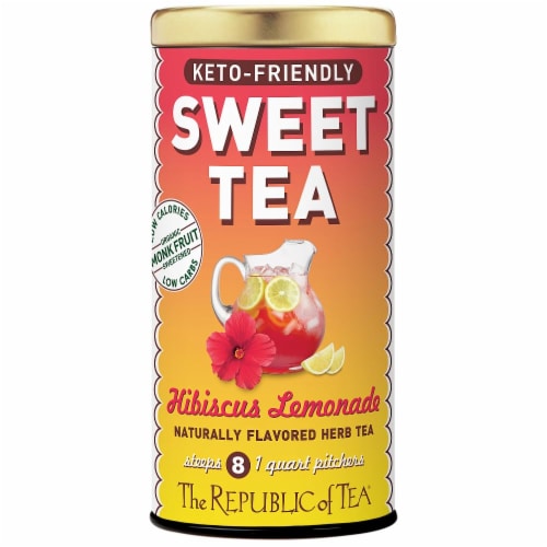 The Republic of Tea Keto-Friendly Sweet Iced Hibiscus Lemonade Herbal