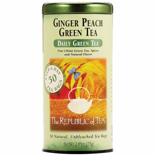 The Republic of Tea Ginger Peach Perspective: front