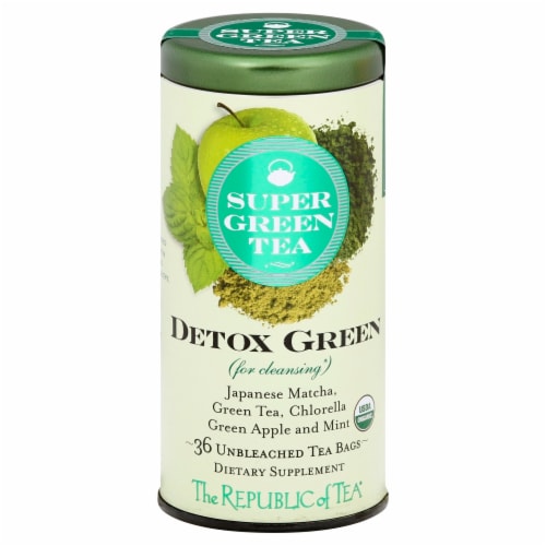 The Republic of Tea Organic Detox Green Tea Perspective: front