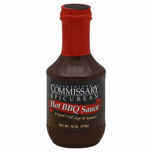 Germantown Commissary Epicurean Hot BBQ Sauce Perspective: front