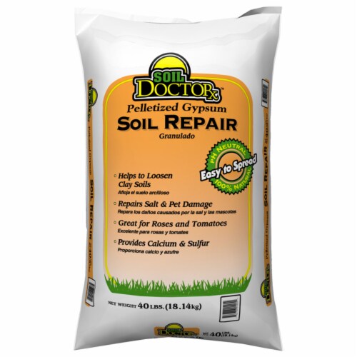 Soil Doctor Organic Gypsum 5000 sq ft 40 lb