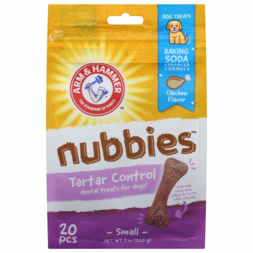 Arm & Hammer™ Nubbies Chicken Flavor Dental Dog Treats Perspective: front