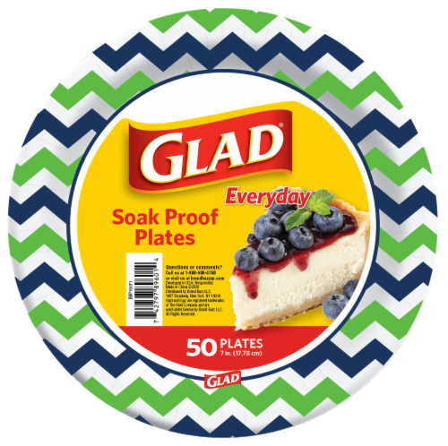Glad® Everyday 7-Inch Soak Proof Plates Perspective: front