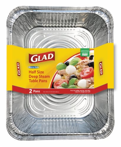 Glad™ Half Size Deep Steam Table Pans Perspective: front