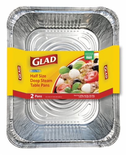 Glad™ Half Size Deep Steam Table Pans, 2 ct - Mariano’s