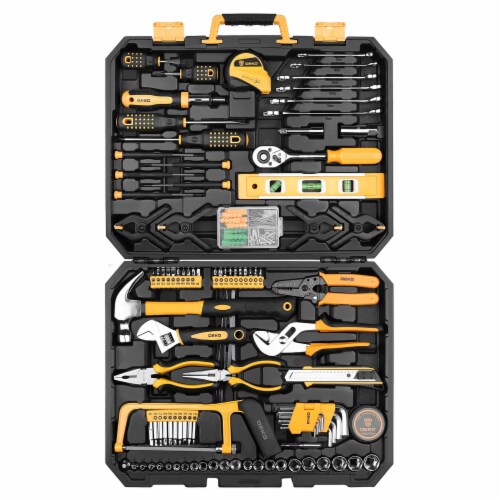 DEKO All In One Household Auto Repair Multi Tool Kit w/ Storage Case, 168  Piece, 1 Piece - Gerbes Super Markets