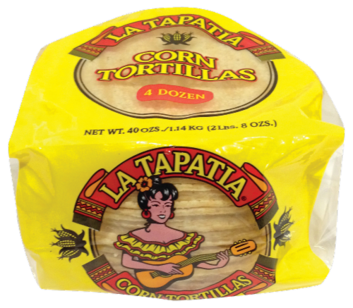 La Tapatia Yellow Corn Tortillas Perspective: front