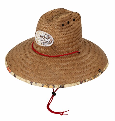 Lifeguard Hat Luau Party Underbrim Flexfit Lifeguard Hat Perspective: front