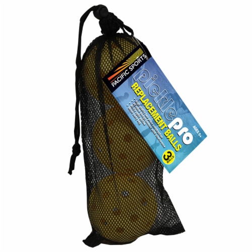 Wet Products Pacific Sports Pickle Pro Replacement Balls with Mesh Bag Perspective: front