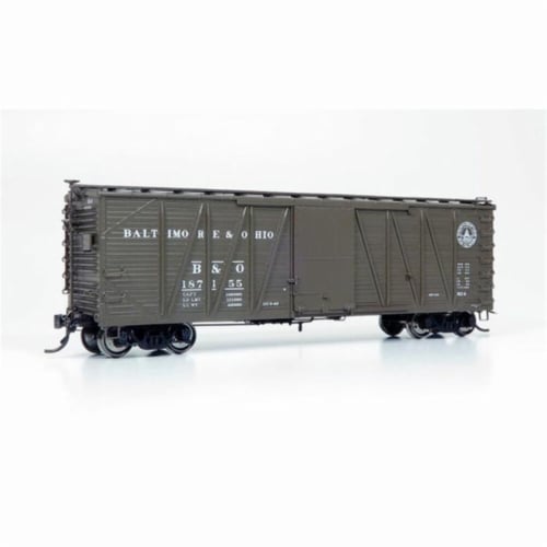 Rapido RAP142002 HO Baltimore & Ohio USRA Single-Sheathed Boxcar - Pack of 6 Perspective: front
