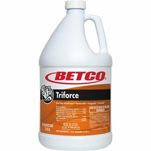 Betco BET3330400 Triforce Covid Disinfectant, Orange Perspective: front