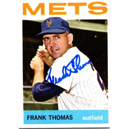 Autograph Warehouse 725396 Frank Thomas Autographed New York Mets