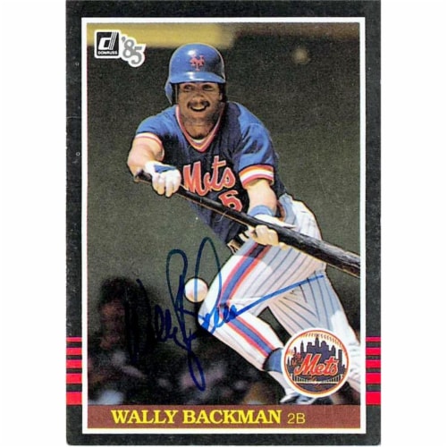 Autograph Warehouse 676455 Wally Backman Autographed New York Mets 1985  Donruss No.319 Baseba, 1 - Ralphs