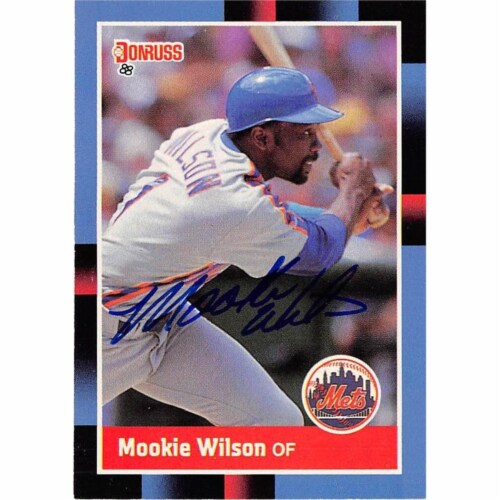 Autograph Warehouse 688558 Mookie Wilson Autographed New York Mets 1988  Donruss No.652 Baseba, 1 - Ralphs