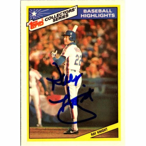 Autograph Warehouse 702617 Ray Knight Signed New York Mets 1987