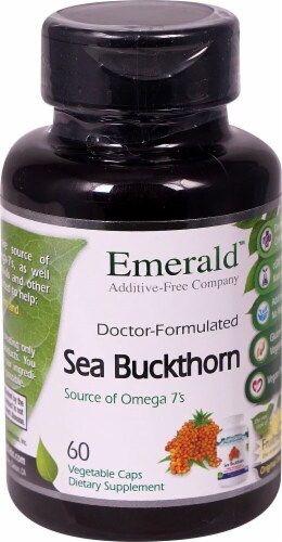 Emerald Labs Sea Buckthorn Capsules Perspective: front