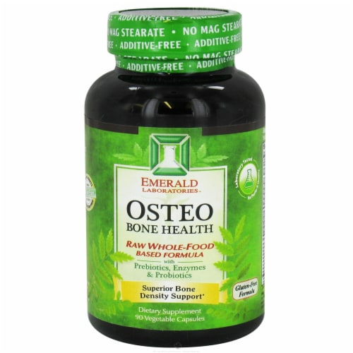 Emerald Labs Osteo Bone Health, 90 Vegetarian Capsules Perspective: front