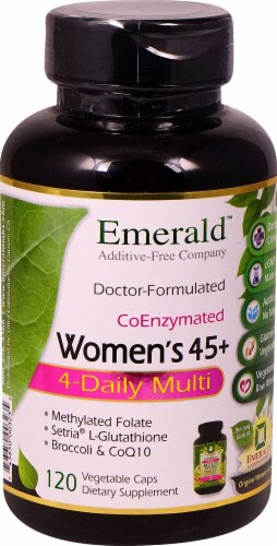 Emerald Labs  CoEnzymated Women's 45 plus 4-Daily Multi Perspective: front