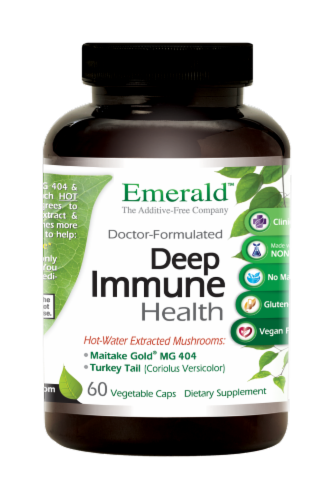 Emerald Deep Immune Health Vegetable Caps Perspective: front