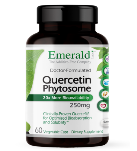 Quercetin Phytosome 250 mg Dietary & Herbal Supplement Perspective: front