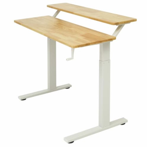 SDADI Adjustable Height Standing Desk Student Desk with Swinging Footrest Opt... 