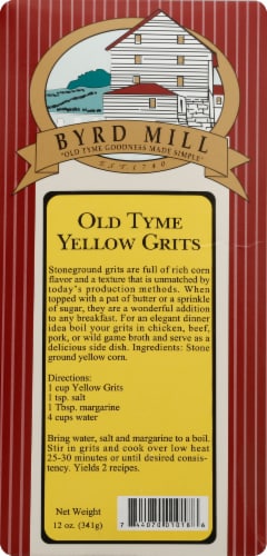 Byrd Mill Yellow Grits Perspective: front