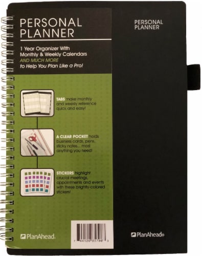 PlanAhead CEO Undated Medium Personal Planner Perspective: front