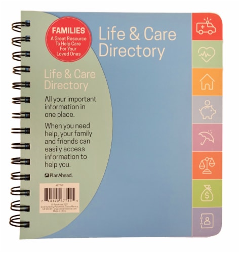 PlanAhead Life & Care Directory Perspective: front