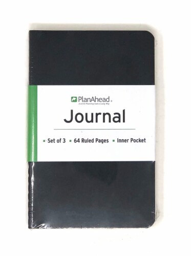 PlanAhead Small Journal - Black Perspective: front