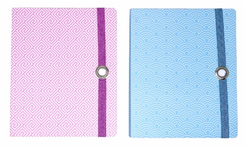 PlanAhead Ombre Poly Tabbed Journal - Assorted Perspective: front