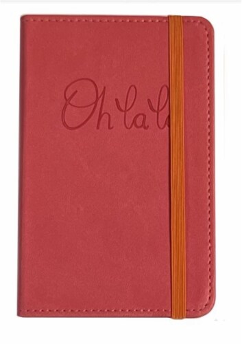 PlanAhead Leatherette Embossed Pocket Journal Perspective: front