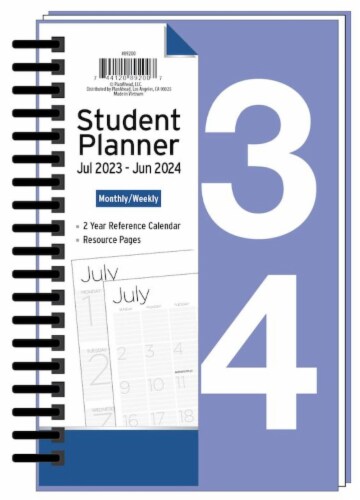 PlanAhead 2 Year Refrence Calendar Student Planner Perspective: front
