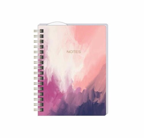 PlanAhead Wirebound Poly Journal - Painterly Perspective: front