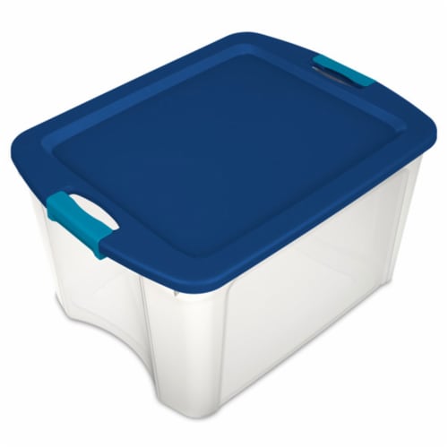 Rubbermaid Roughneck Indigo Storage Tote with Lid, 18 gal - Fry's Food  Stores