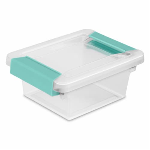 Sterilite 120-Qt Clear Plastic Wheeled Storage Bin with Gasket