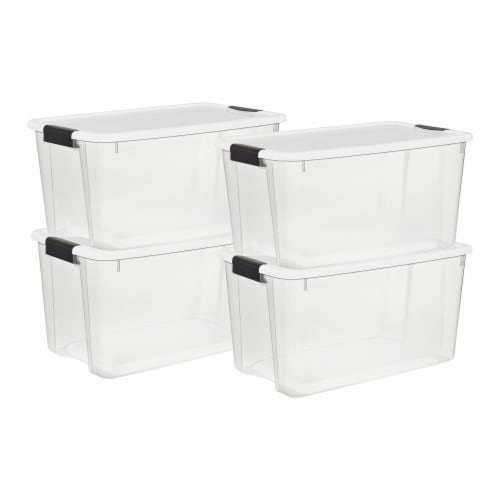  Sterilite 64 Qt Latching Box Large Stackable Clear