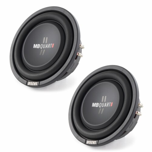 Quart 400 Watt 8 Shallow DVC Ohm Car Subwoofer Speaker Pair, 1 Piece - Harris Teeter