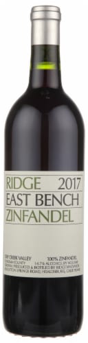 Ridge East Bench Zinfandel Perspective: front