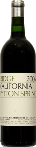 Ridge Vineyards Zinfandel Perspective: front