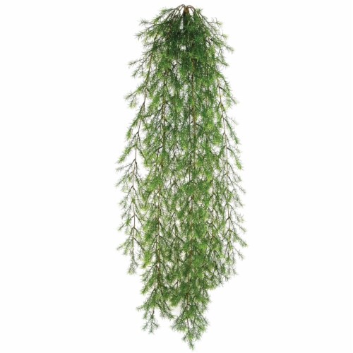 All Weather Artificial Springeri Plant Hanging with 9 Branches 45 Perspective: front