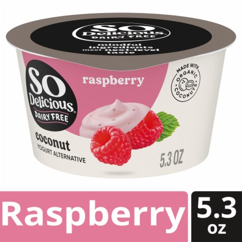 So Delicious Dairy Free Raspberry Coconut Milk Yogurt Cup