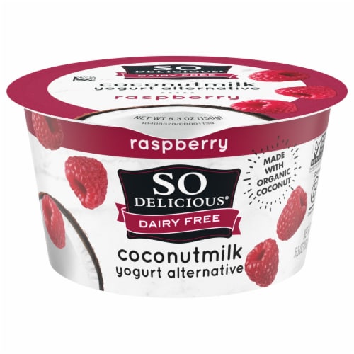 SO Delicious® Dairy-Free Raspberry Coconutmilk Yogurt Alternative Perspective: front