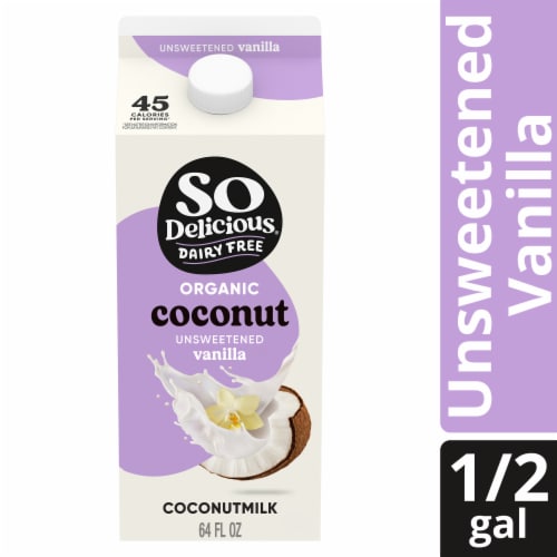 SO Delicious® Dairy Free Organic Unsweetened Vanilla Coconut Milk